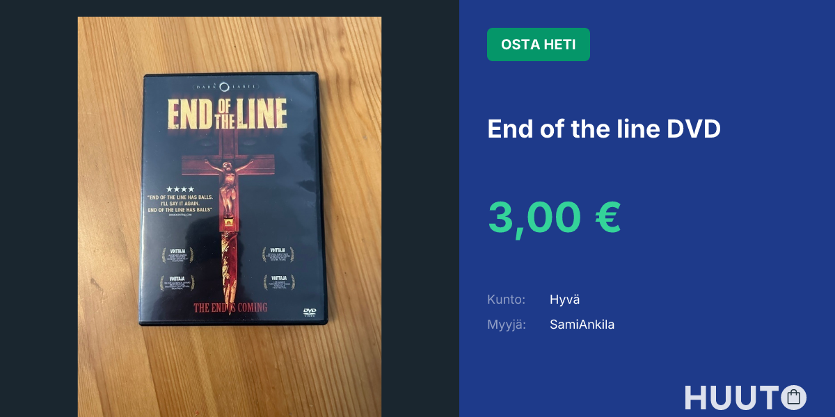 End of the line DVD | Huuto.net