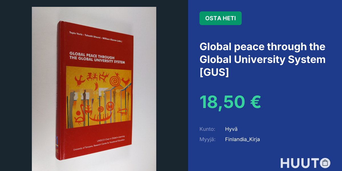 Global peace through the Global University System [GUS] | Huuto.net