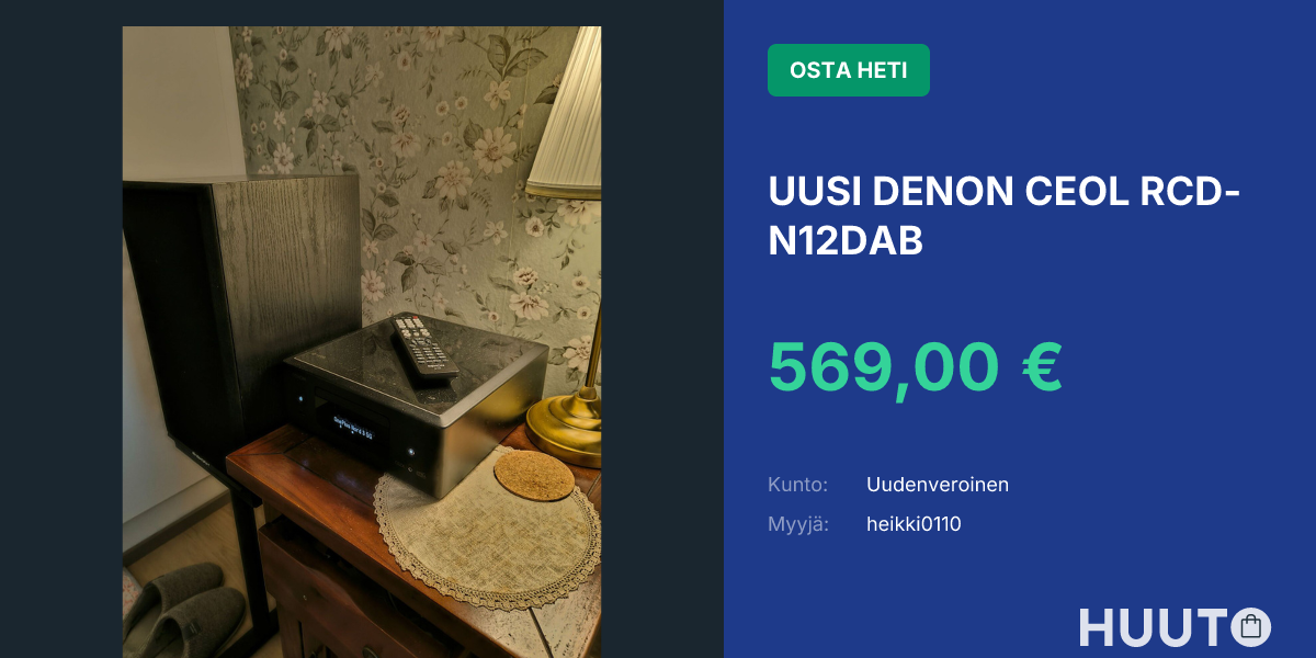 UUSI DENON CEOL RCD-N12DAB | Huuto.net
